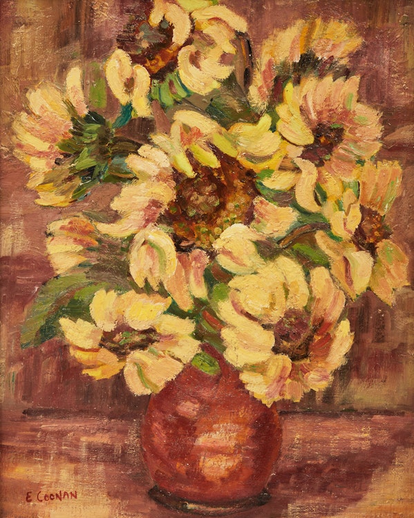 Artwork by Emily Coonan, Sunflowers