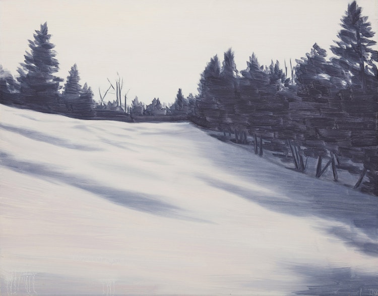 Artwork by Nick Ostoff, Ski Slope