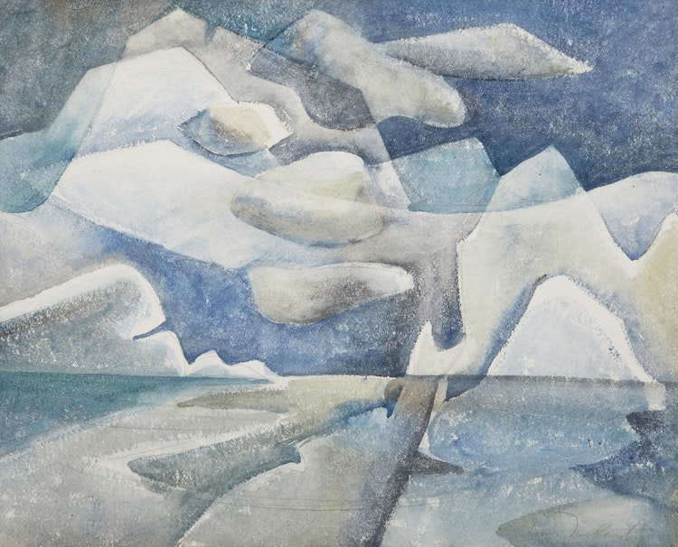 Artwork by Doris Jean McCarthy, Iceberg Fantasy