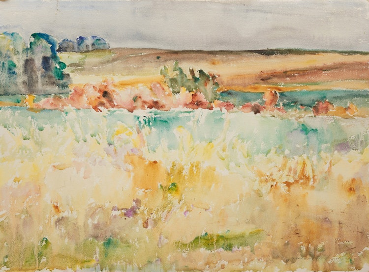 Artwork by Dorothy Elsie Knowles, First Red