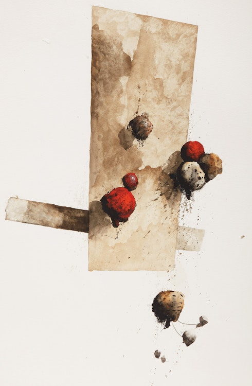 Artwork by Kevin Sonmor, Painfull Thinking Times VII
