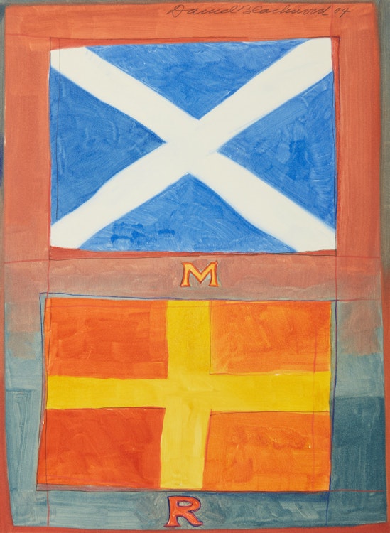 Artwork by David Lloyd Blackwood, M&R, from the International Code Series