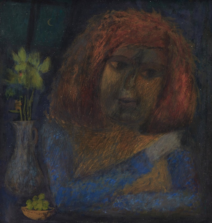 Artwork by Joyce Wieland, Woman and Still Life