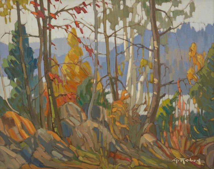 Artwork by Gaston Rebry, Au bord de la forest (Edge of the Forest)