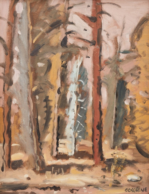 Artwork by Stanley Morel Cosgrove,  L’étude des arbres, La Tuque