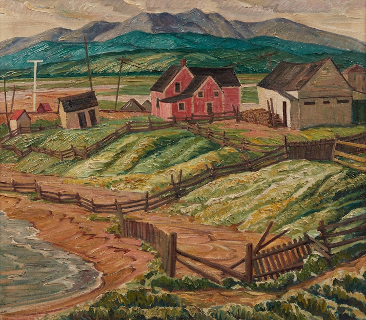 Artwork by Doris Jean McCarthy,  Barachois, Gaspé