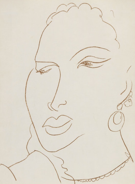 Artwork by Henri Matisse (After),  Portrait of a Woman