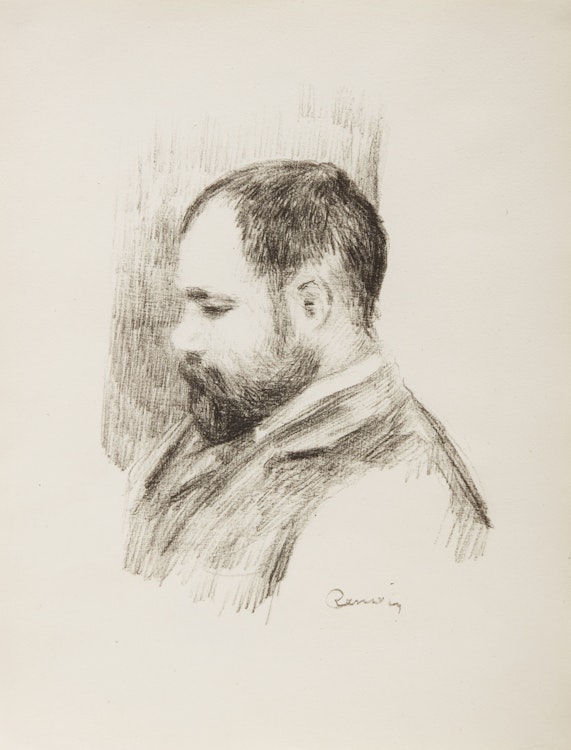 Artwork by Pierre-Auguste Renoir,  Ambroise Vollard, from L’Album des Douze Lithographies Originales de Pierre-Auguste Renoir (Delteil 37; Stella 37)