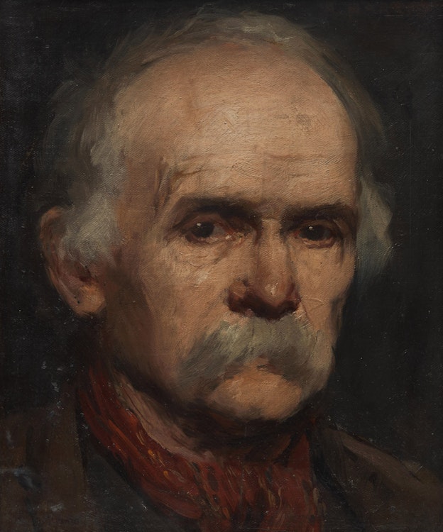 Artwork by Robert Harris, Portrait of a Man