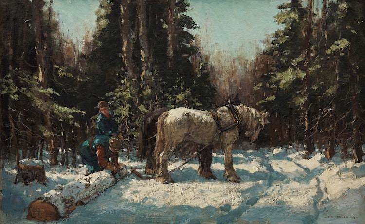 Artwork by Frederick Simpson Coburn, Winter Sunlight