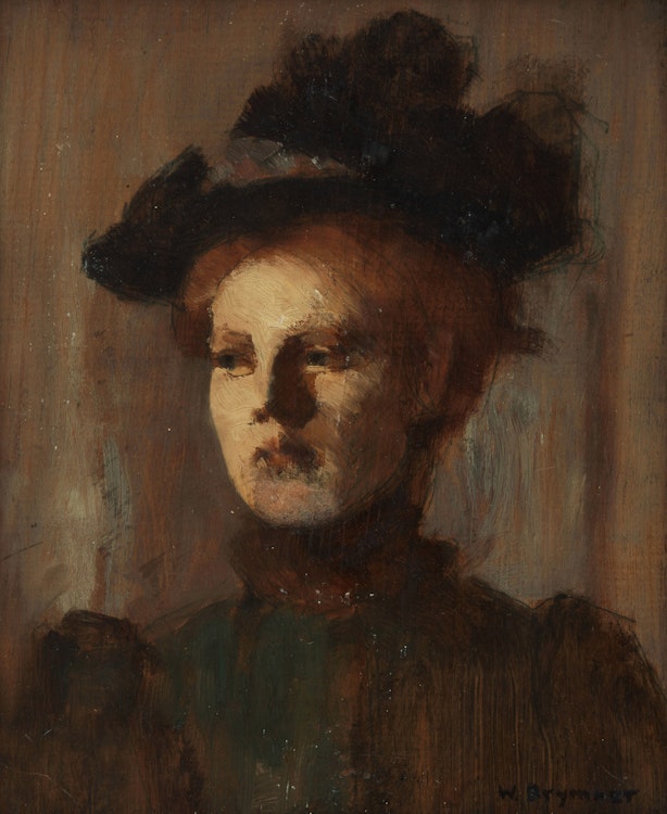 Artwork by William Brymner, Portrait of Miss Norris