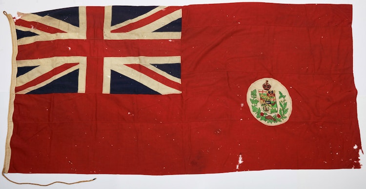 Artwork by , 19th Century Canadian Red Ensign