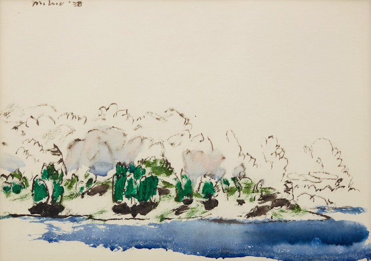 Artwork by David Brown Milne, Breeze from the West