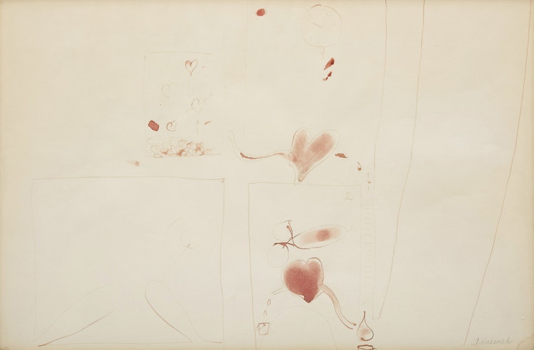 Artwork by Joyce Wieland, Heart Factory