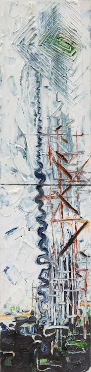 Artwork by Susanna Heller, A New Tower of Babel