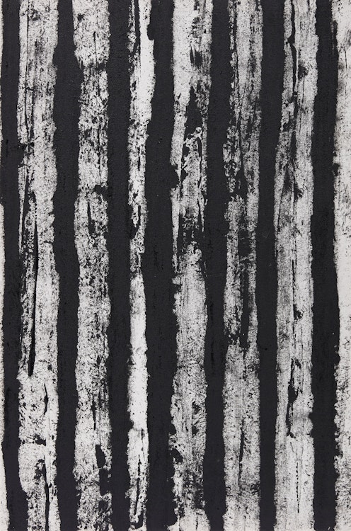 Artwork by Gerald Ferguson, Fences and Posts for Dennis