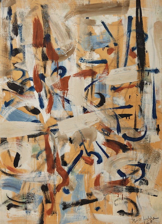 Artwork by Jean Paul Riopelle, Composition
