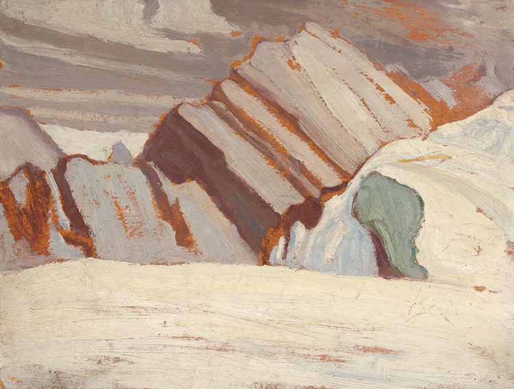 Artwork by Lawren Stewart Harris, Colin Range (Canadian Rockies)