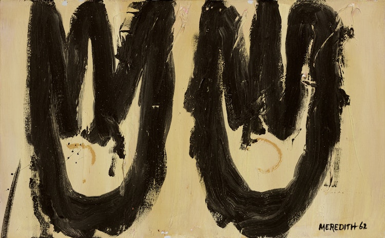 Artwork by John Meredith, Untitled (Study for Bengal 1)