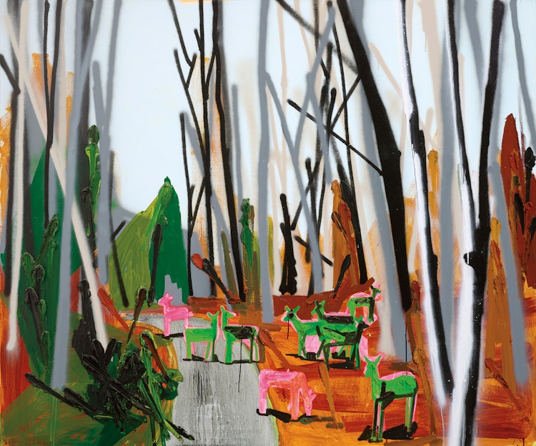 Artwork by Kim Dorland, Parklife