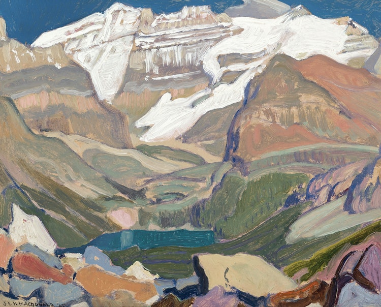 Artwork by James Edward Hervey MacDonald, Lake O’Hara