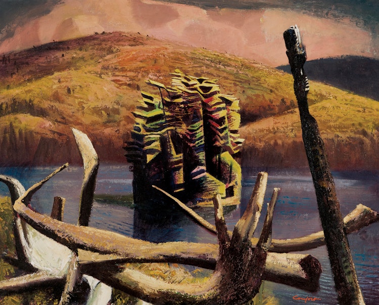 Artwork by Charles Fraser Comfort, Aura Lee, 1949/1950