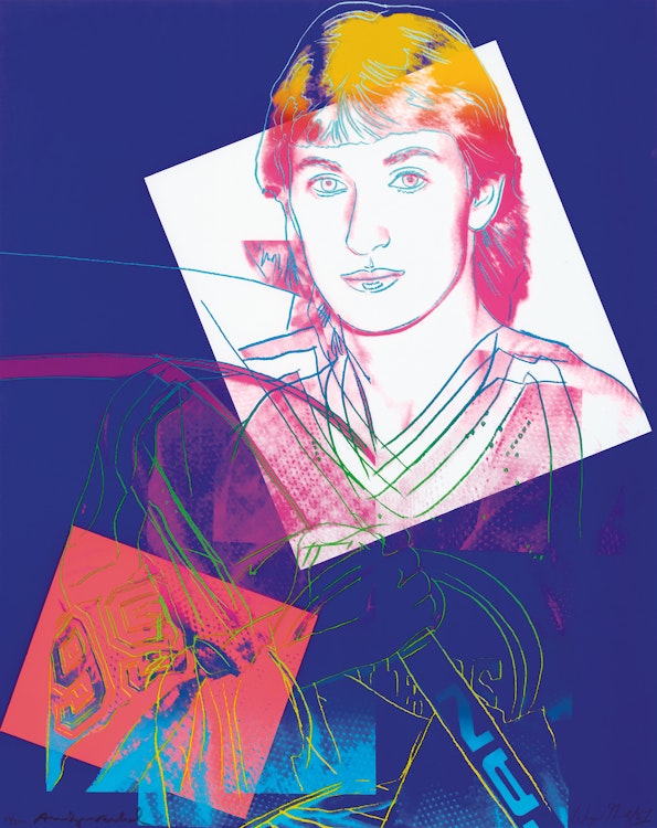 Artwork by Andy Warhol, Wayne Gretzky #99 (F&S II.306)