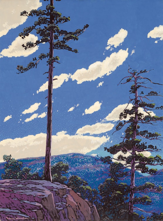 Artwork by Frank Hans Johnston, Sun Song of Algoma