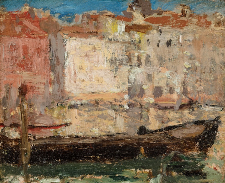 Artwork by James Wilson Morrice, Study for Golden Venice, circa 1901-1902