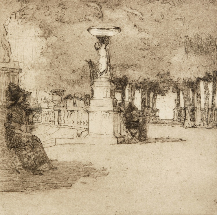 Artwork by Edith M. Carter Walters, Three Etchings