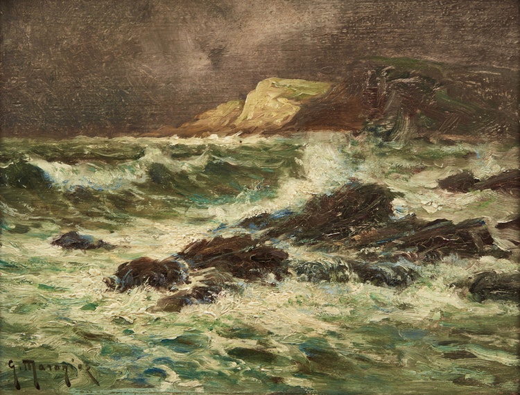 Artwork by Georges Philibert Charles Maroniez, On the Coast of Brittany