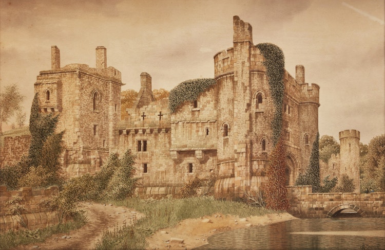 Artwork by James Lawson Stewart , English Castle