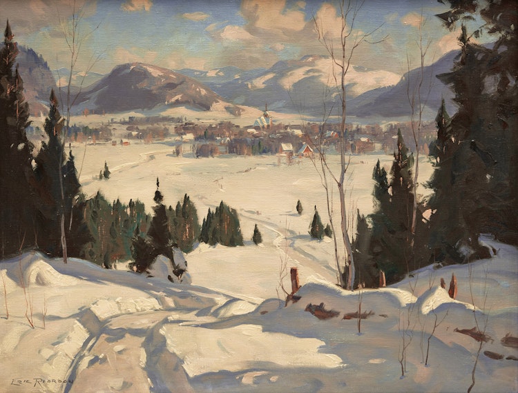 Artwork by Eric Riordon, Untitled (The Laurentians or St. Adele)