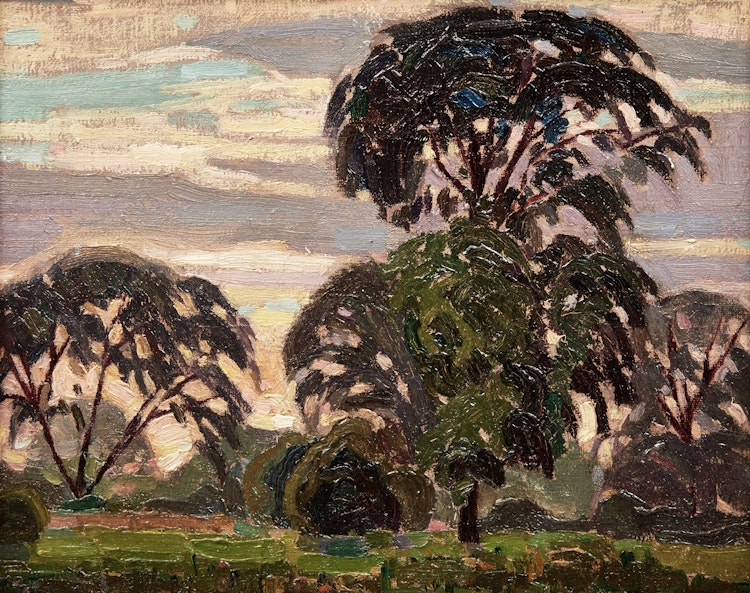 Artwork by Lawrence Arthur Colley Panton, Elm Trees, Downsview