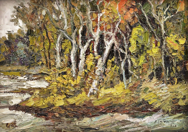 Artwork by Armand Tatossian, Shoreline Forest