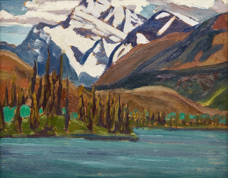 Artwork by Frederick Grant Banting, Lake Louise