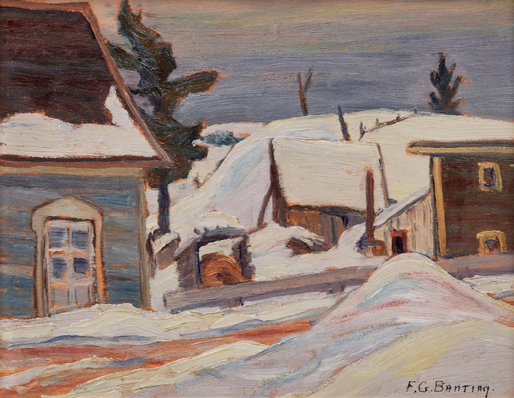 Artwork by Frederick Grant Banting, St. Tite Des Caps, Quebec