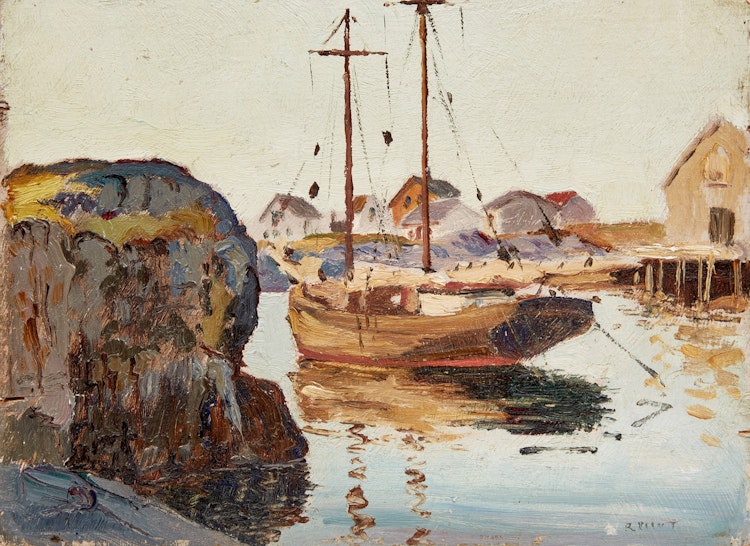 Artwork by Robert Wakeham Pilot, Peggy's Cove, N. S.