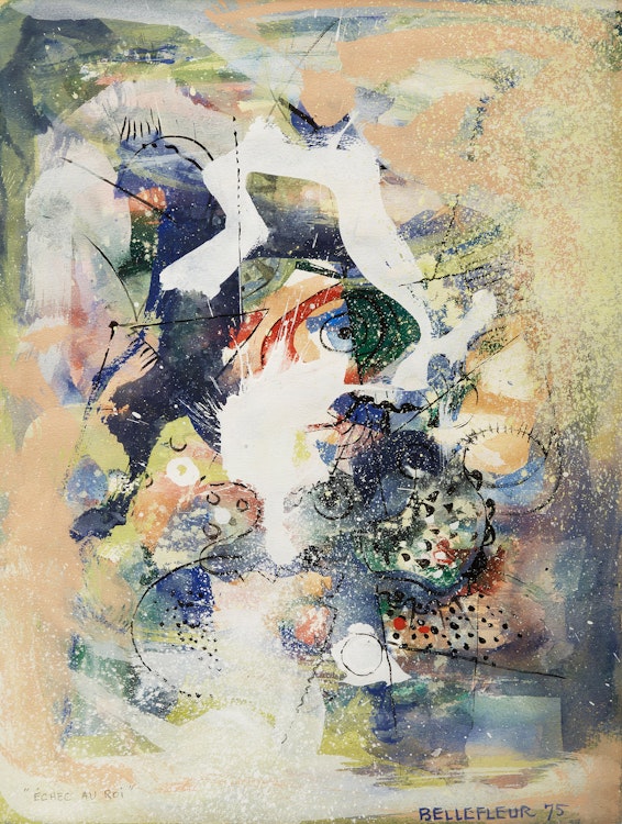 Artwork by Léon Bellefleur, Échec au Roi