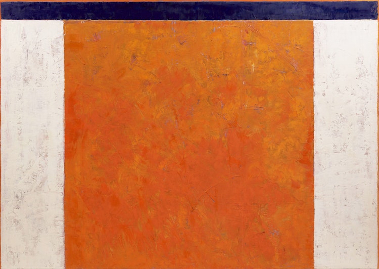 Artwork by David Sorensen, Japanese Flag No. 1 - Orange
