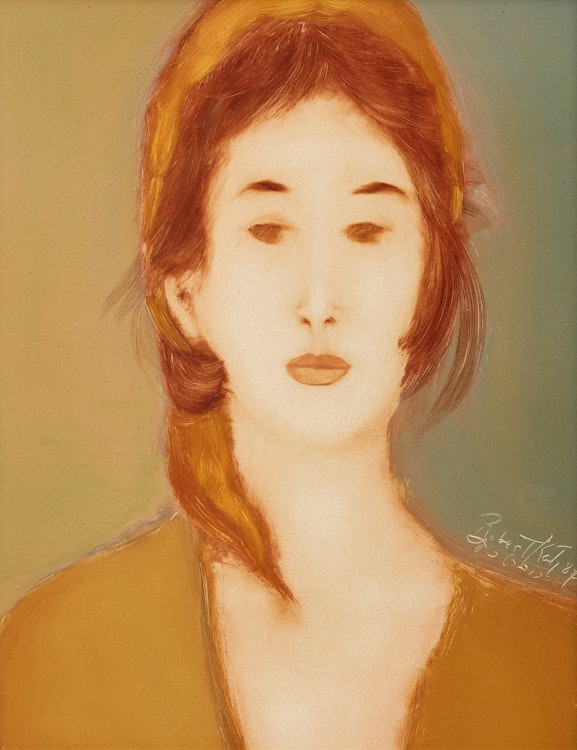 Artwork by Robert Katz, Inquisitive