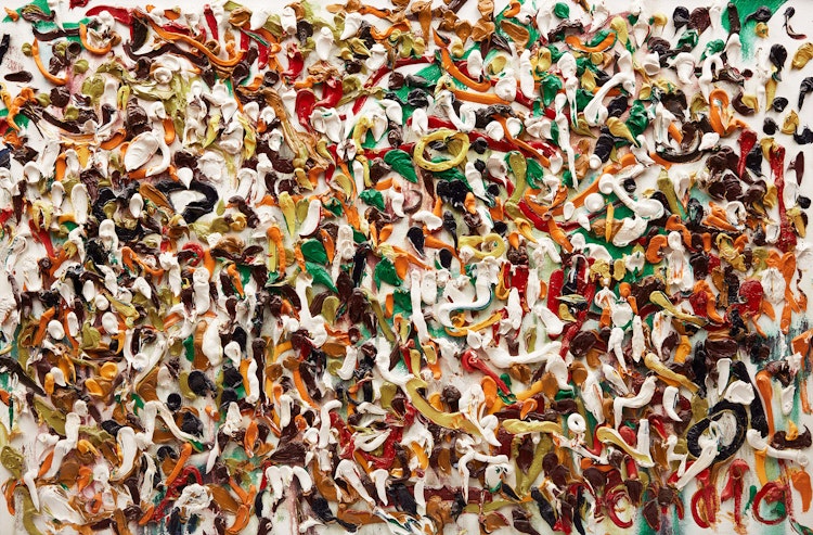 Artwork by William Ronald, Untitled (Tube Painting)