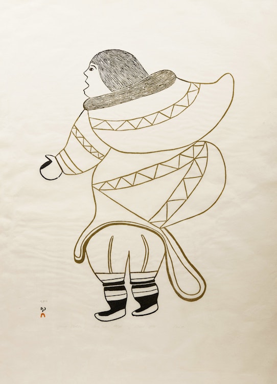 Artwork by Pauta Saila, Young Mother