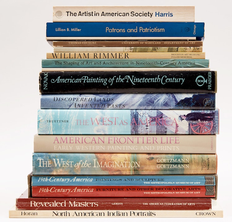 Artwork by Books and Reference, A Collection of Eighteen American Art Reference Books