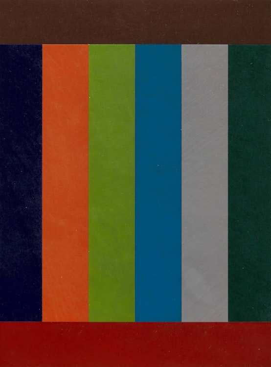 Artwork by Jaan Poldaas, Three Untitled Abstractions
