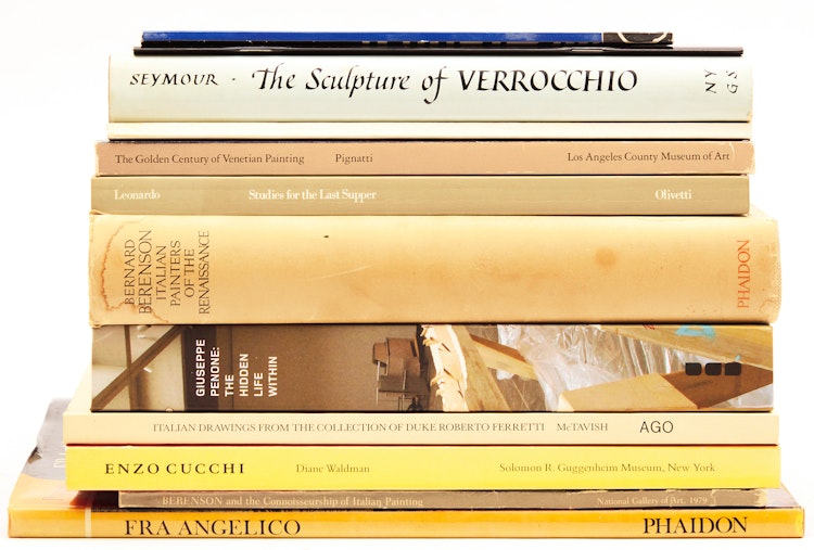 Artwork by Books and Reference, A Selection of Twelve Italian Artist Reference Books