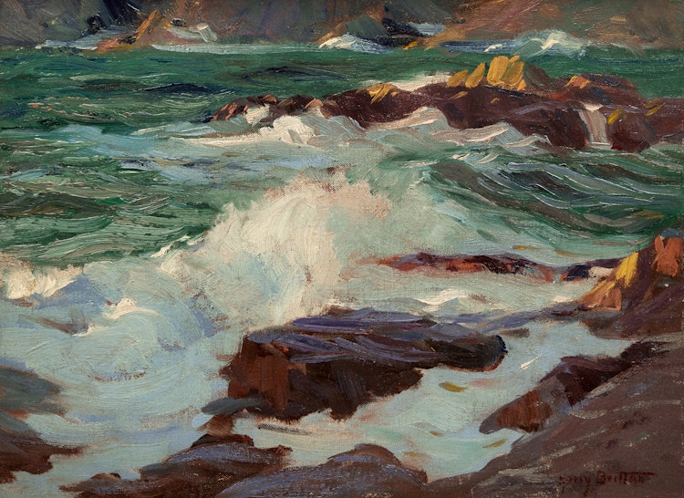 Artwork by Harry Britton, Rocks, Trebarwith