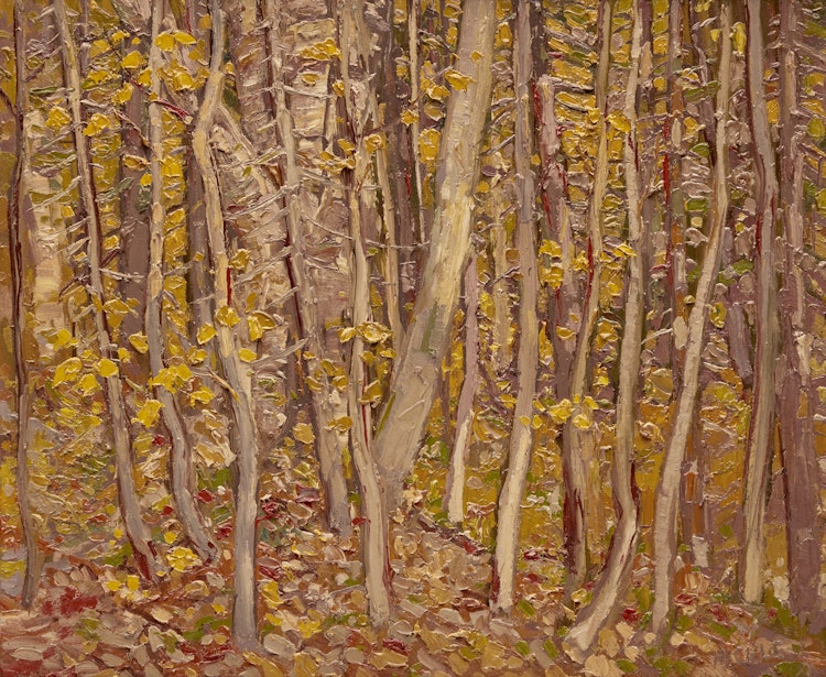 Artwork by Lawrence Nickle, Wood Lot, Armour TWP, E. Parry Sound Ont.