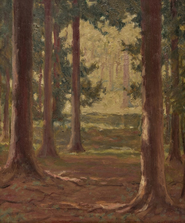 Artwork by George Agnew Reid, Pale Sunlight