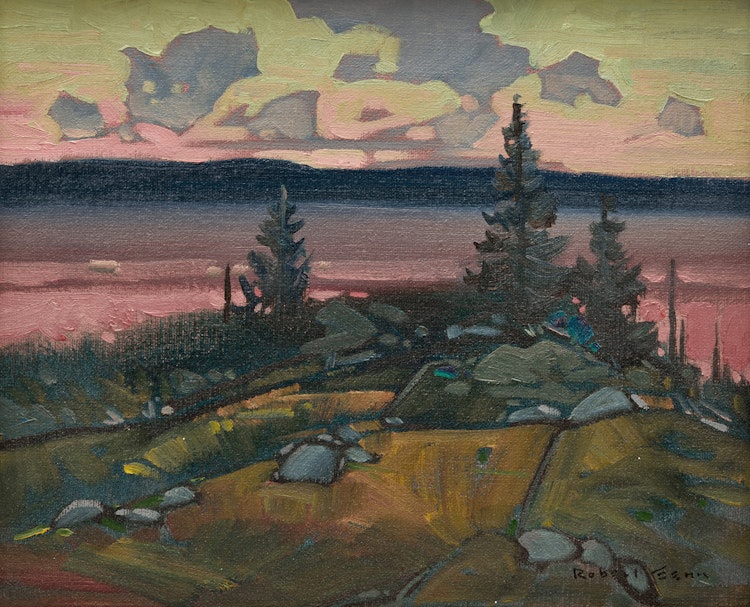 Artwork by Robert Genn, Darkening Hour